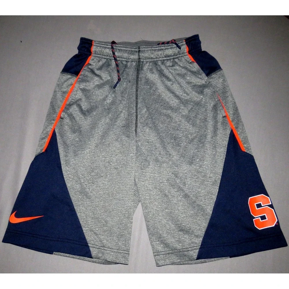 Nike Dri-Fit SYRACUSE‎ ORANGE Draw String Basketball Shorts Men's Small